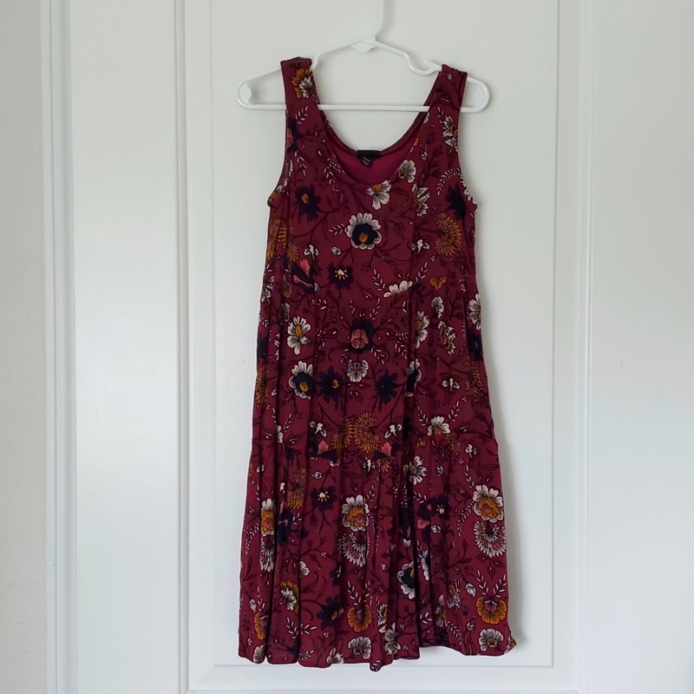 Floral fall dress